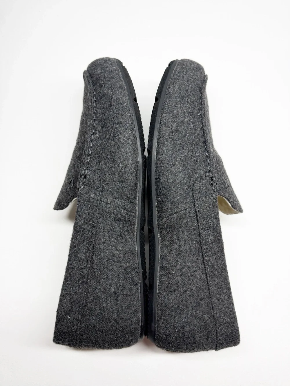 NEW Vionic Tompkin Flannel Slippers Charcoal Gray Size 7